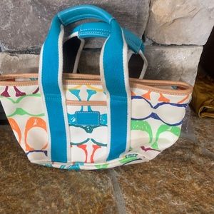 Small Multicolor Coach purse